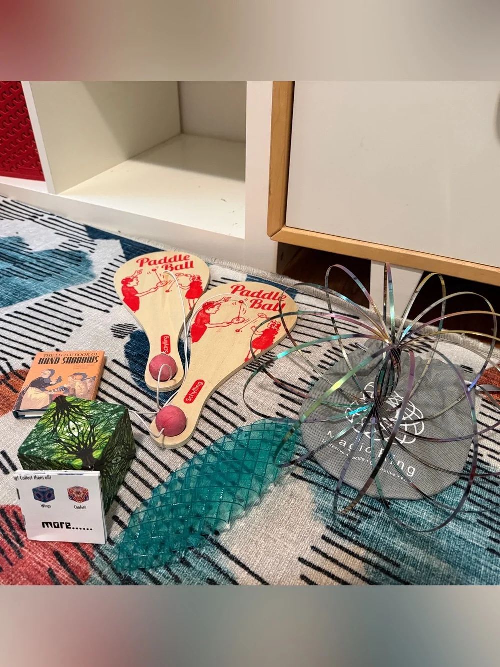 Toy Bundle: Magic Ring, paddle balls,